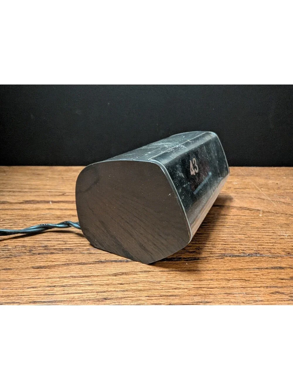 Vintage Brown Copal Japan Model 222 Flip Clock - Missing Knob